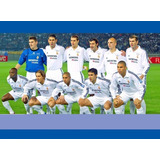 Quadro 20x30 Real Madrid Tri Campeão Mundial Interclub. 2002