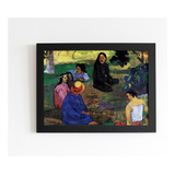 Quadro Art Paul Gauguin Conversa (les Parau Parau)