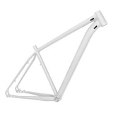 Quadro Bicicleta Aro 29 Alumínio 6061 Alfameq Sem Adesivo Cor Branco Tamanho Del Quadro 19