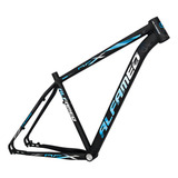 Quadro Bicicleta Aro 29 Aluminio Alfameq Afx Freio A Disco Cor Preto Azul Com Branco Tamanho Del Quadro 21