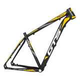 Quadro Bicicleta Aro 29 Alumínio Gts Rdx Freio A Disco Cor Preto/amarelo Tamanho Del Quadro 15