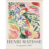 Quadro Canvas Pintura Abstrata Henri Matisse La Japanaise 