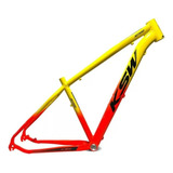 Quadro De Bicicleta 29 Ksw Xlt Bicolor Aluminio 6061 Mtb