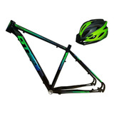 Quadro De Bicicleta Gts Pro M5 Aro 29+capacete Gts Led Mtb 