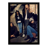 Quadro Decoração Alice In Chains Banda Poster Moldurado