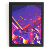 Quadro Decorativo Arte Game Retro Playstation One Ps1