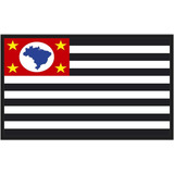 Quadro Decorativo Bandeira São Paulo Estado Decorações G001