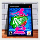 Quadro Decorativo Capa A4 Gamer Dance Dance Playstation 1