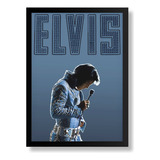 Quadro Decorativo Elvis Presley Arte Poster Com Moldura