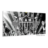 Quadro Decorativo Futebol Atlético Mineiro Tela Em Tecido 12