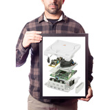 Quadro Decorativo Game Dreamcast 44x33cm
