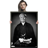 Quadro Decorativo Gichin Funakoshi Karate Shotokan A1
