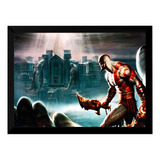 Quadro Decorativo Poster A3 45x33 Kratos God Of War 1 Psp2