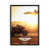 Quadro Decorativo Top Gun Maverick Poster Moldur A3 02