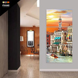 Quadro Decorativo Veneza Antiga Vertical 120x60 Hall