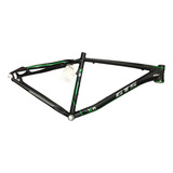 Quadro Gts X6 Aro 29 Tam 18 Preto Fosco E Verde Tapered Mtb 