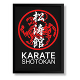 Quadro Karate Shotokan Decoracao Academia Arte Marcial A3