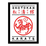 Quadro Karate Shotokan Decoração Academia Dojo Arte Marcial
