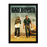 Quadro Poster Cartaz Moldurado Filme Bad Boys 2 42x29cm