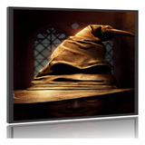 Quadro Pôster Filme Harry Potter Chapéu Magico 60x90