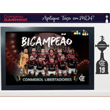 Quadro Pôster Flamengo Campeão Libertadores 81/19/22