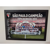  Quadro Pôster São Paulo Diversos Campeão Copa Do Brasil2023