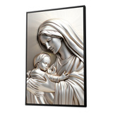 Quadro Religioso Sagrada Família Jesus Maria José 93cm