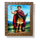 Quadro Santo Expedito Decorativo Parede Resinado 25x30