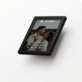 Quadro Spotify Moldura Sem Vidro Casal Presente Namorados