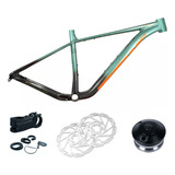 Quadro Tsw Nuuk Boost Alumínio Aro 29 Mtb 17 Tapared Hardtail Pressfit Udh Frameset + Mesa + Caixa Direção + Par De Disco 160mm Compativel Com Freio Mecânico Hidráulico Shimano