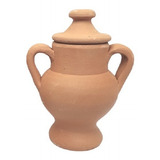 Quartinha De Barro C/ Alça 19 Cm Moringa Umbanda No. 3