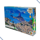 Quebra Cabeça 1000 Peças Cristo Redentor, Rio De Janeiro