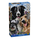 Quebra Cabeça 500 Peças Puzzle Interativo Selfie Pets Grow