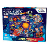 Quebra Cabeça Aventura Espacial 28pc Grande Crianças Espaço