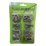 Quebra Cabeça De Metal Enigma 6 Modelos C/ Instruções Puzzle