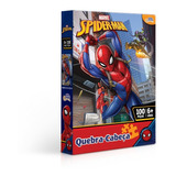 Quebra Cabeça Marvel 100 Peças Homem Aranha - Toyster 8013