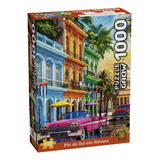 Quebra Cabeças P1000 Pôr Do Sol Em Havana Grow