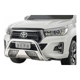 Quebra Mato Hilux 2006 A 2015 Bepo Cromado Favo De Mel