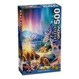 Quebra-cabeça Aurora Boreal 500 Peças Grow Puzzle