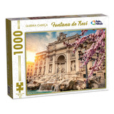Quebra-cabeça Fontana De Trevi Roma 1000 Peças Pais E Filhos