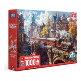 Quebra-cabeça Game Office Trem Pela Cidade 3256 De 1000 Peças