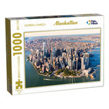 Quebra-cabeça New York Manhattan 1000 Peças Pais E Filhos