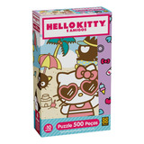 Quebra-cabeça Puzzle Hello Kitty E Amigos 500 Peças Grow