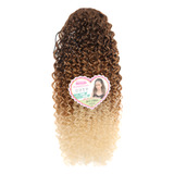 Rabo De Cavalo Cacheado Aplique 70cm 120g Bio Fibra