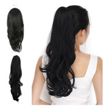 Rabo De Cavalo Liso Ondulado Bethania 40cm Bio Fibra 136g