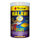 Ração Ciclideo Malawi Tropical Chips 130g Africano Importada