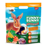 Ração Funny Bunny Delícias Da Horta Para Coelho Gerbil 1,8kg