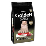 Ração Golden Gatos Adultos Sabor Carne 10,1kg
