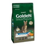 Ração Golden Seleção Natural Gatos Castrados Abobora 3kg