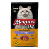 Ração Magnus Premium Gatos Adultos Castrados Carne 10,1kg